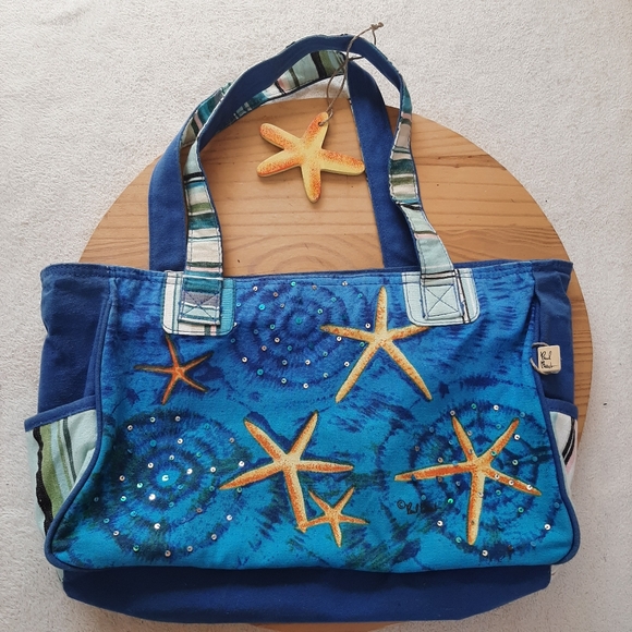 Paul Brent Handbags - Paul Brent Beach Life Star Fish Tote Bag